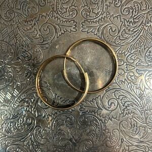 Classic Gold Vermeil Sterling Silver Hoop Earrings